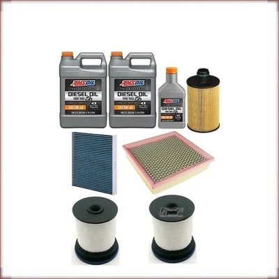 ÖLWECHSELSET AMSOIL 5W-40 FILTERSET FÜR JEEP GRAND CHEROKEE 3.0 2011-2019