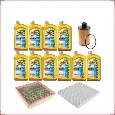 PENNZOIL 5W-30 + FILTRI OLIO, ARIA E ABITACOLO PER JEEP GRAND CHEROKEE 3.0 2011-...