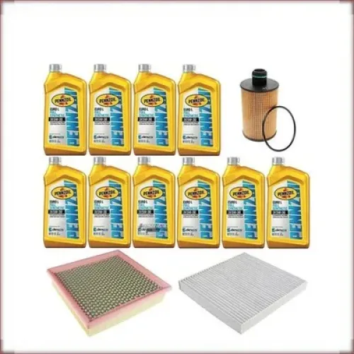 PENNZOIL 5W-30 + FILTRI OLIO, ARIA E ABITACOLO PER JEEP GRAND CHEROKEE 3.0 2011-2020