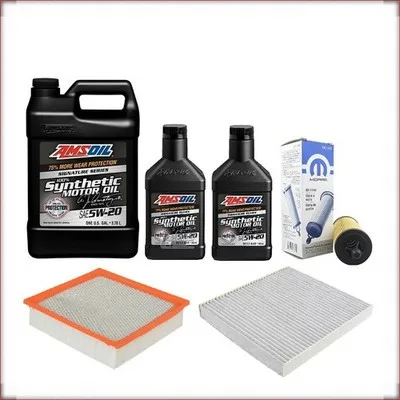 AMSOIL 5W-20 + FILTRY OLEJU, POWIETRZA I KABINOWY DO JEEP GRAND CHEROKEE 3.6 V6 ...