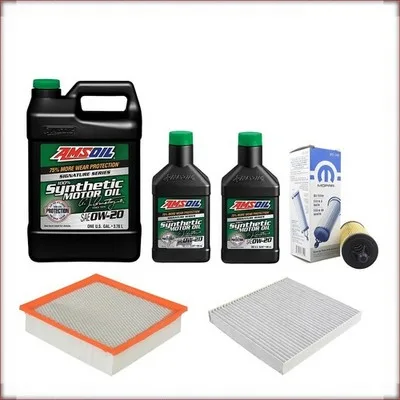 AMSOIL 0W-20 + FILTRY OLEJU, POWIETRZA I KABINOWY DO JEEP GRAND CHEROKEE 3.6 V6 ...