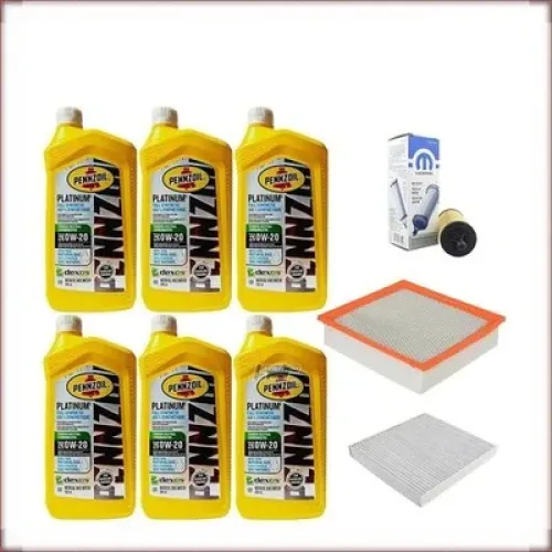 PENNZOIL 0W-20 ÖL/LUFT/INNENRAUMFILTER FÜR JEEP GRAND CHEROKEE 3.6 V6 2016-2020