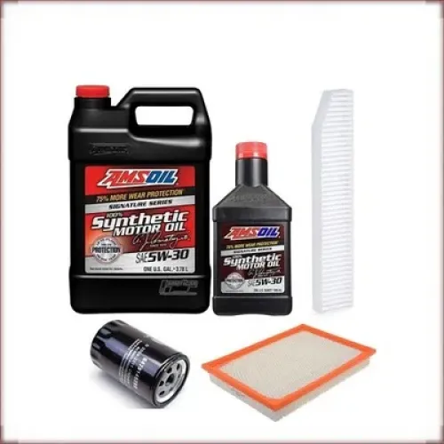 AMSOIL 5W-30 ÖL/LUFT/INNENRAUMFILTER FÜR JEEP GRAND CHEROKEE 3.7 V6 2005-2006