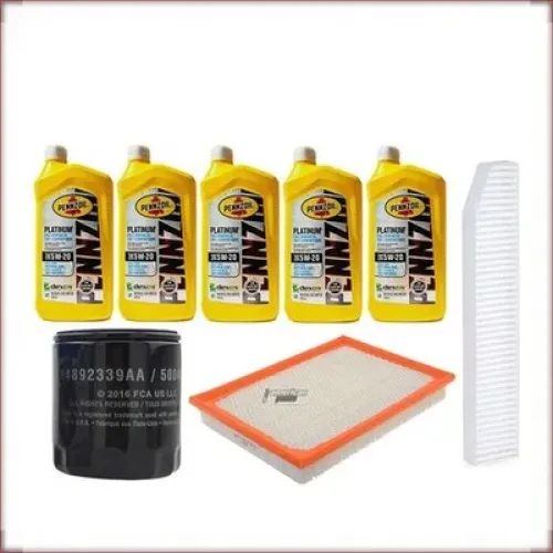 PENNZOIL 5W-20 ÖL/LUFT/INNENRAUMFILTER FÜR JEEP GRAND CHEROKEE 3.7 V6 2009-2010