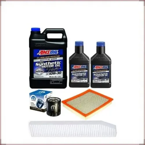 AMSOIL 10W-30 ÖL/LUFT/INNENRAUMFILTER FÜR JEEP GRAND CHEROKEE 4.0 R6 1999-2004