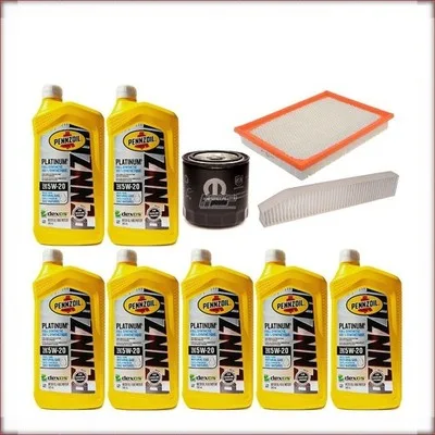 PENNZOIL 5W-20 + FILTRI OLIO, ARIA E ABITACOLO PER JEEP GRAND CHEROKEE 5.7 V8 20...