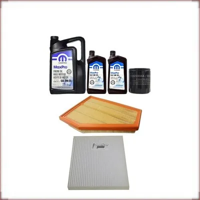 KIT OLIO MOPAR 0W-20 + KIT FILTRI PER JEEP GRAND CHEROKEE 5.7 V8 2022-2023