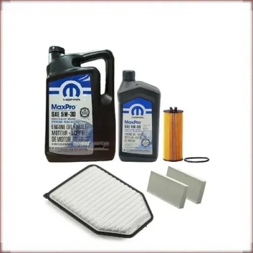 ÖLWECHSELSET MOPAR 5W-30 ÖL/LUFT/INNENRAUMFILTER FÜR JEEP WRANGLER 3.6 V6 2012