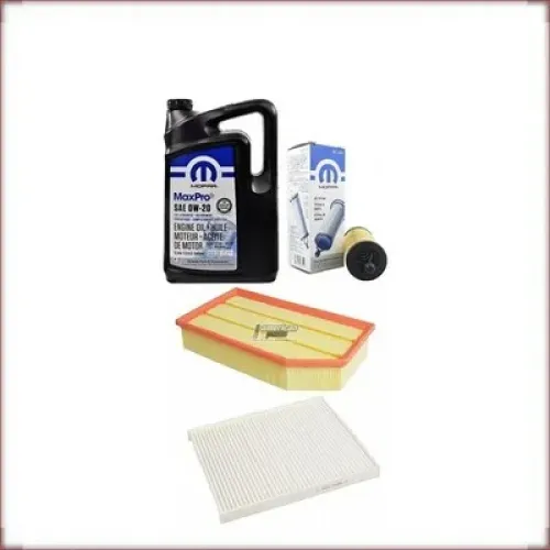 ÖLSET MOPAR 0W-20 ÖL/LUFT/INNENRAUMFILTER FÜR JEEP WRANGLER 3.6 V6 2018-2022