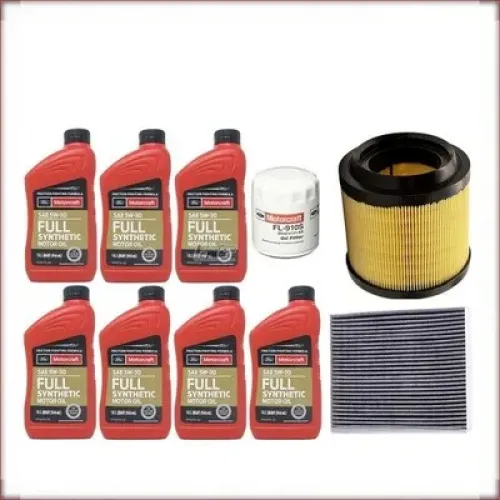 ÖLSET MOTORCRAFT 5W-30 ÖL/LUFT/INNENRAUMFILTER FÜR FORD BRONCO 2.3 R4 2021-2025