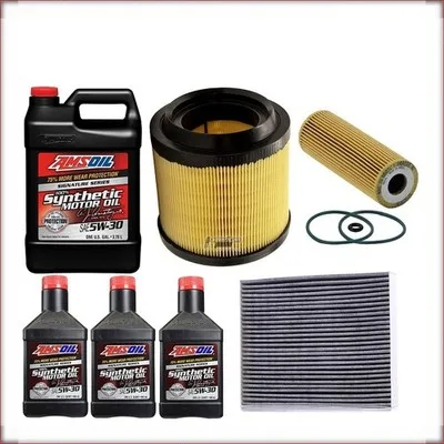 ÖLWECHSELSET AMSOIL 5W-30 FILTERSET FÜR FORD BRONCO 2.7 V6 2021-2025