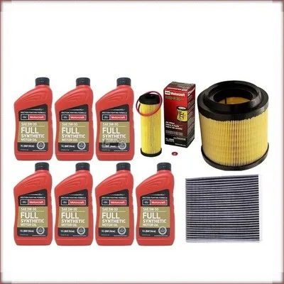 ZESTAW OLEJU MOTORCRAFT 5W-30 + FILTRY OLEJU, POWIETRZA I KABINOWY DO FORD BRONC...