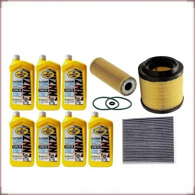 ZESTAW OLEJU PENNZOIL 5W-30 + FILTRY OLEJU, POWIETRZA I KABINOWY DO FORD BRONCO ...