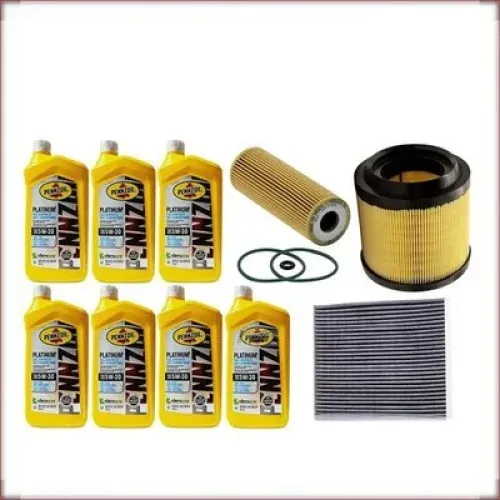 ZESTAW OLEJU PENNZOIL 5W-30 + FILTRY OLEJU, POWIETRZA I KABINOWY DO FORD BRONCO 2.7 V6 2021-2025