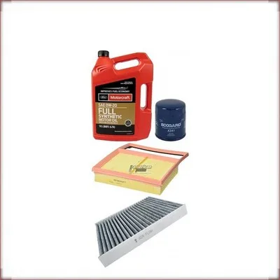 KIT OLIO MOTORCRAFT 0W-20 + FILTRI OLIO, ARIA E ABITACOLO PER FORD C-MAX 2.0 R4 ...