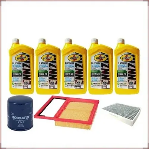 KIT OLIO PENNZOIL 0W-20 + FILTRI OLIO, ARIA E ABITACOLO PER FORD C-MAX 2.0 R4 2013-2018