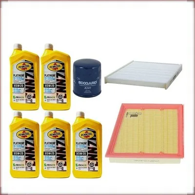 ZESTAW OLEJU PENNZOIL 5W-20 + FILTRY OLEJU, POWIETRZA I KABINOWY DO FORD ECOSPOR...
