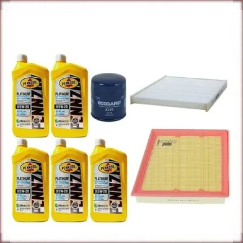KIT OLIO PENNZOIL 5W-20 + FILTRI OLIO, ARIA E ABITACOLO PER FORD ECOSPORT 1.0 2013-2022
