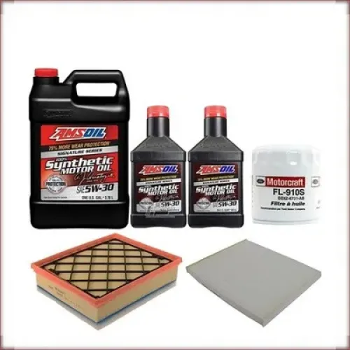 ÖLWECHSELSET AMSOIL 5W-30 ÖL/LUFT/INNENRAUMFILTER FÜR FORD EDGE 2.0 R4 2015-2020