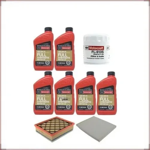 ÖLSET MOTORCRAFT 5W-30 ÖL/LUFT/INNENRAUMFILTER FÜR FORD EDGE 2.0 R4 2015-2020