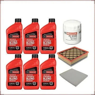 ZESTAW OLEJU MOTORCRAFT 5W-30 + FILTRY OLEJU, POWIETRZA I KABINOWY DO FORD EDGE ...