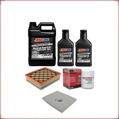 ÖLWECHSELSET AMSOIL 5W-20 ÖL/LUFT/INNENRAUMFILTER FÜR FORD EDGE 3.5 V6 2016-2020
