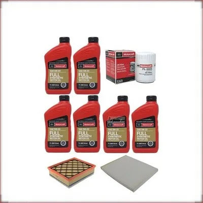 ÖLSET MOTORCRAFT 5W-20 ÖL/LUFT/INNENRAUMFILTER FÜR FORD EDGE 3.5 V6 2016-2020