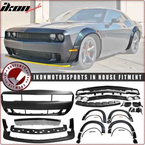 PARAURTI ANTERIORE COMPLETO PER DODGE CHALLENGER 2008 - 2015 STILE DEMON