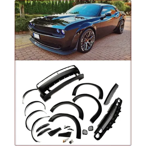 PARAURTI ANTERIORE COMPLETO PER DODGE CHALLENGER 2015 - 2024 STILE DEMON