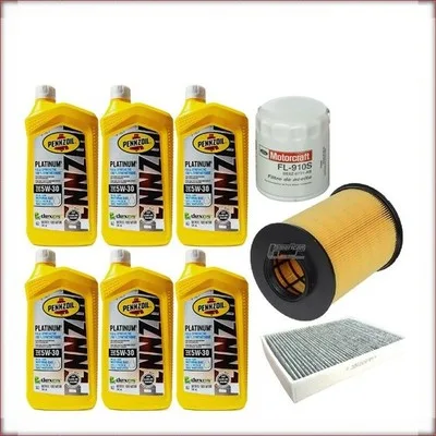 ZESTAW OLEJU PENNZOIL 5W-30 + FILTRY OLEJU, POWIETRZA I KABINOWY DO FORD ESCAPE ...