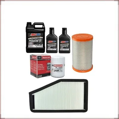 ÖLWECHSELSET AMSOIL 5W-20 ÖL/LUFT/INNENRAUMFILTER FÜR FORD ESCAPE 3.0 2009-2012