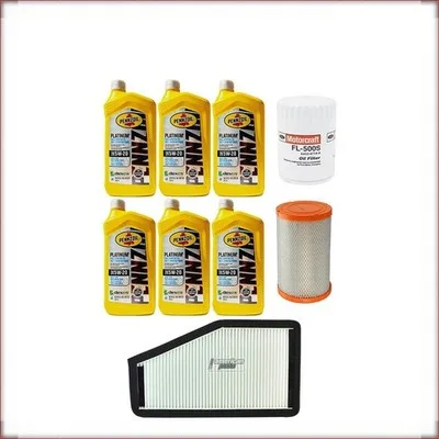 ZESTAW OLEJU PENNZOIL 5W-20 + FILTRY OLEJU, POWIETRZA I KABINOWY DO FORD ESCAPE ...