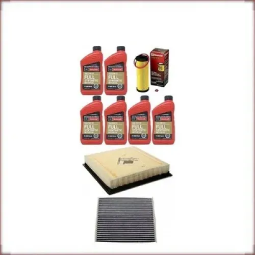 ZESTAW OLEJU MOTORCRAFT 5W-30 + FILTRY OLEJU, POWIETRZA I KABINOWY DO FORD F150 2.7 V6 2015-2023