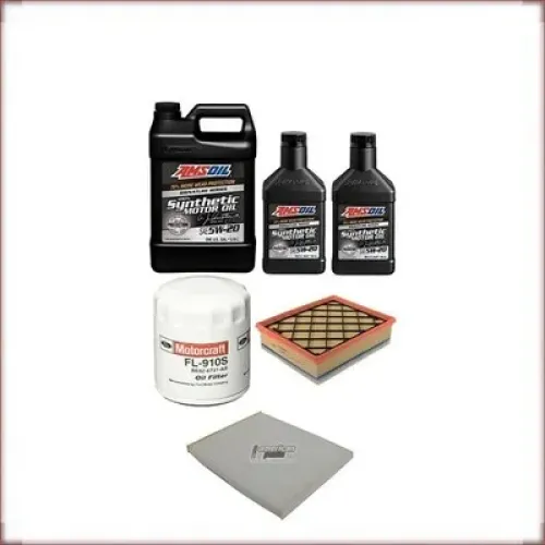 KIT OLIO AMSOIL 5W-20 + FILTRI OLIO, ARIA E ABITACOLO PER FORD FUSION 2.5 R4 2013-2020
