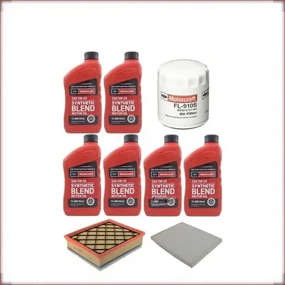 ÖLSET MOTORCRAFT 5W-20 ÖL/LUFT/INNENRAUMFILTER FÜR FORD FUSION 2.5 R4 2013-2020