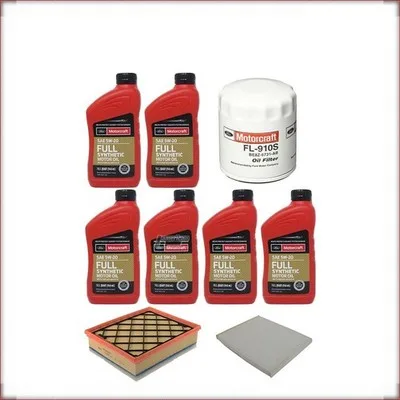 ÖLSET MOTORCRAFT 5W-20 ÖL/LUFT/INNENRAUMFILTER FÜR FORD FUSION 2.5 R4 2013-2020