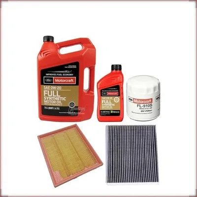 KIT OLIO MOTORCRAFT 0W-20 + KIT FILTRI PER FORD MAVERICK 2.5 R4 2022-2024