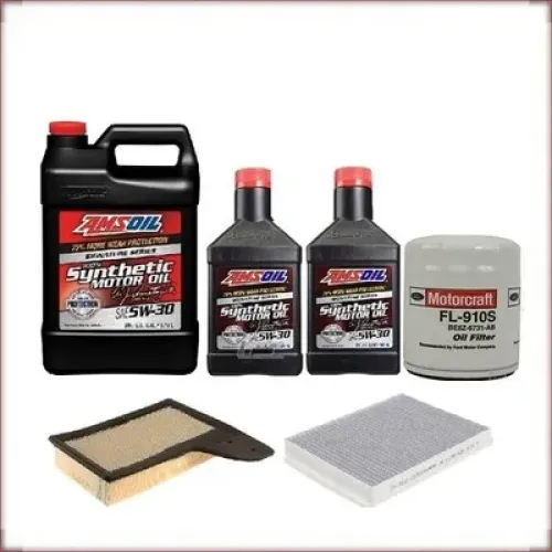 ÖLSET AMSOIL 5W-30 ÖL/LUFT/INNENRAUMFILTER FÜR FORD MUSTANG 2.3 R4 2015-2020