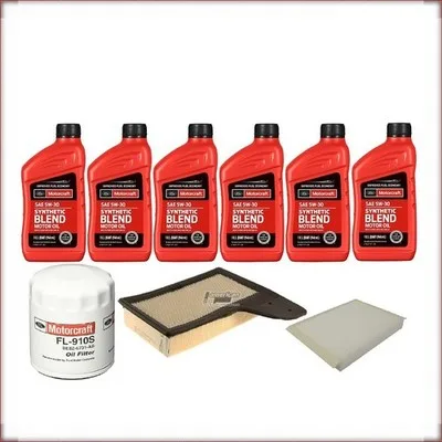 ZESTAW OLEJU MOTORCRAFT 5W-30 + FILTRY OLEJU, POWIETRZA I KABINOWY DO FORD MUSTA...