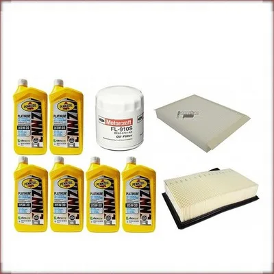ZESTAW OLEJU PENNZOIL 5W-30 + FILTRY OLEJU, POWIETRZA I KABINOWY DO FORD MUSTANG...