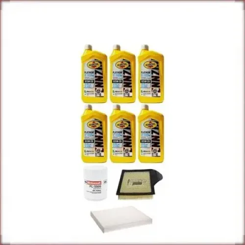 ZESTAW OLEJU PENNZOIL 5W-20 + FILTRY OLEJU, POWIETRZA I KABINOWY DO FORD MUSTANG 3.7 V6 2011-2014