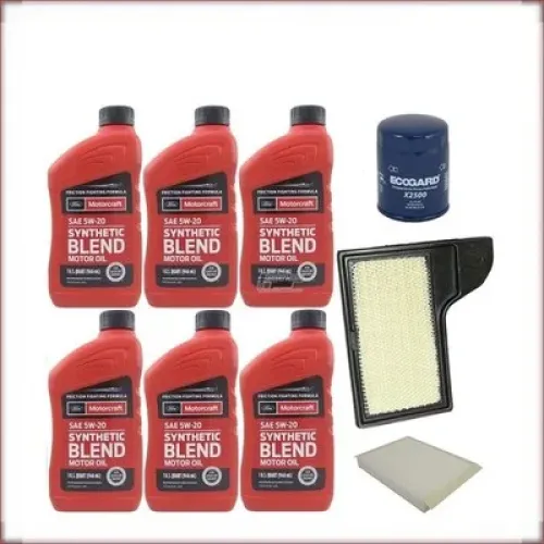 ÖLSET MOTORCRAFT 5W-20 ÖL/LUFT/INNENRAUMFILTER FÜR FORD MUSTANG 3.7 V6 2015-2017