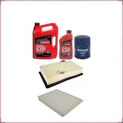 ZESTAW OLEJU MOTORCRAFT 5W-20 + FILTRY OLEJU, POWIETRZA I KABINOWY DO FORD MUSTA...