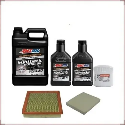 ZESTAW OLEJU AMSOIL 5W-20 + FILTRY OLEJU, POWIETRZA I KABINOWY DO FORD MUSTANG 4.6 V8 2005-2009