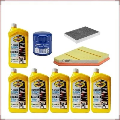 PENNZOIL 5W-30 + FILTRI OLIO, ARIA E ABITACOLO PER CHEVROLET CAMARO 2.0 R4 2016-...