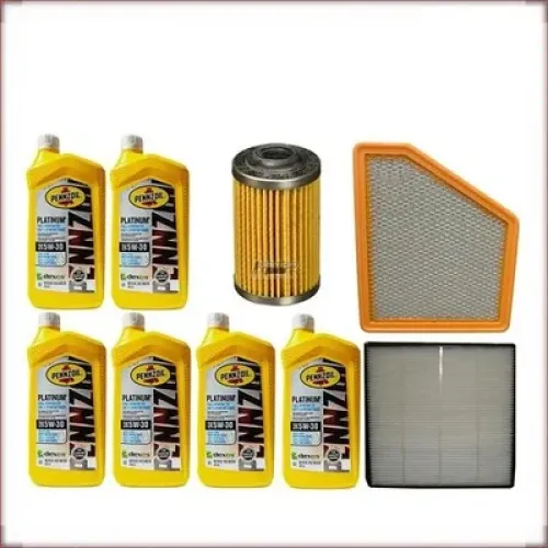 PENNZOIL 5W-30 ÖL/LUFT/INNENRAUMFILTER FÜR CHEVROLET CAMARO 3.6 V6 2010-2015