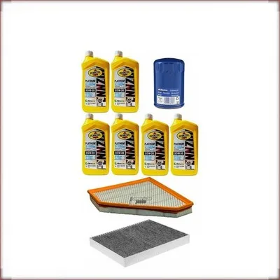 PENNZOIL 5W-30 + FILTRI OLIO, ARIA E ABITACOLO PER CHEVROLET CAMARO 3.6 V6 2016-...