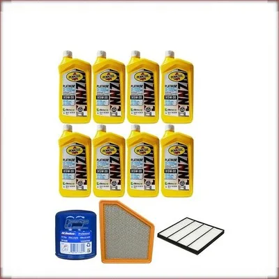 PENNZOIL 5W-30 + FILTRI OLIO, ARIA E ABITACOLO PER CHEVROLET CAMARO 6.2 V8 2010-...