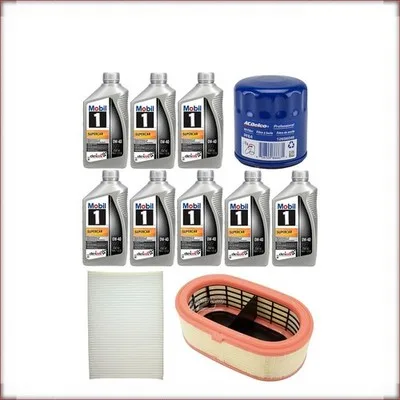 MOBIL 1 0W-40 + FILTRI OLIO, ARIA E ABITACOLO PER CHEVROLET CORVETTE 6.2 V8 2020...