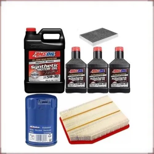 AMSOIL 5W-30 + FILTRY OLEJU, POWIETRZA I KABINOWY DO CHEVROLET SILVERADO 4.3 V6 2019-2021